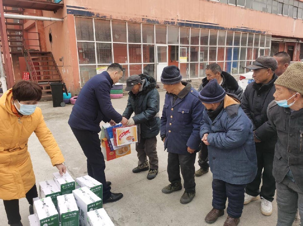 情暖春節(jié)！淮安市淮寧鋼結(jié)構(gòu)有限公司慰問清江浦區(qū)奧林養(yǎng)老院